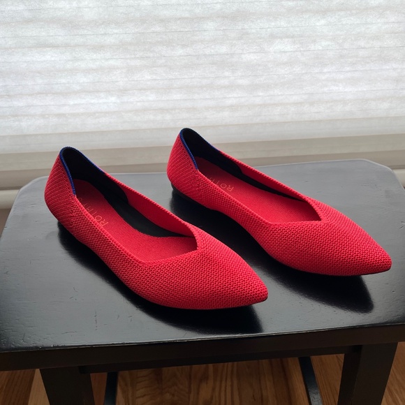 Rothy's Size 7 Glamour Red The Point II flats - Picture 4 of 7